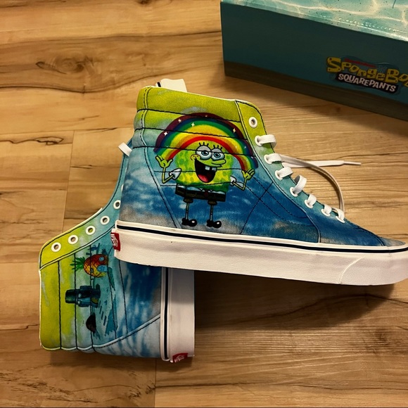Vans X SpongeBob Sk8-Hi Shoes - Picture 4 of 10